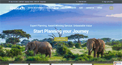 Desktop Screenshot of escortedafricatours.com